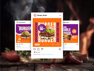 Burger Chat Template Design brand branding burgers design event food graphic graphic design illustration logo modern poster socialmedia template trend vector