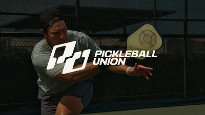 Pickleball Union brand branding design graphic design logo newsletter pickleball