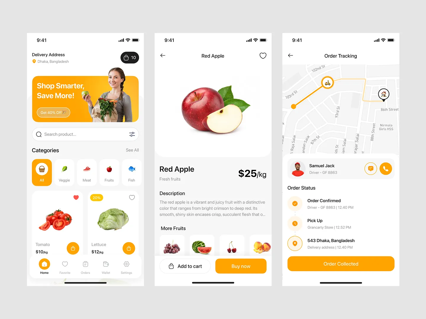 Modern Grocery Website UI Design for Enhanced User Experience