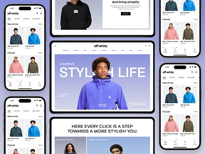 Off-White - eCommerce Website Design checkoutflow conversionoptimization ecommerce website design ecommercedesign fashionwebsite interactivedesign luxury cloth brand luxury e commerce ui luxury fashion modernwebdesign online luxury store product design responsivedesign uiuxdesign user experience web design