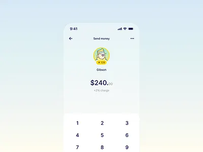Gamified Fintech App — Send flow app design clean ui design exploration fintech mobile app money send flow ui ux