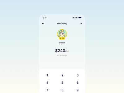 Gamified Fintech App — Send flow app design clean ui design exploration fintech mobile app money send flow ui ux