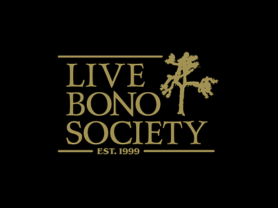 Live Bono Society Logo Design adobe illustrator design graphic design graphic designer logo logo design print design t shirt t shirt design typography vector