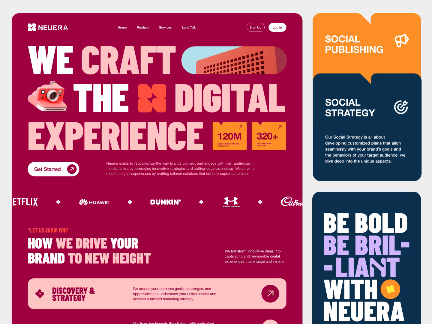 Example of Neuera : Digital Agency - Landing Page Website