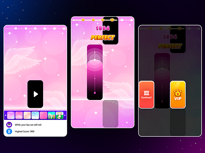 Piano Purple Tiles: UI/UX app ui game game tiles game ui game uiux magic tiles melody music music app music game music tiles piano piano app piano game piano tiles rhythm tiles ui uiux