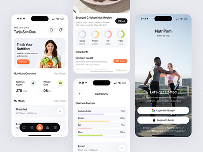 NutriPam App Design 2024 businessgrowth businessowner css digitalmarketing dribbble entrepreneur entrepreneurship graphicdesigner homepage design interface motion graphics onlinebusiness onlinemarketing socialmediamarketing ui uiuxdesign webdevelopment websitedesigner