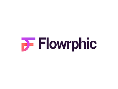 Abstract F Letter Modern Logo Mark abstract f blockchain branding colorful crypto defi f fintech flow fun gradients graphic design letter f logo mark round tech web3