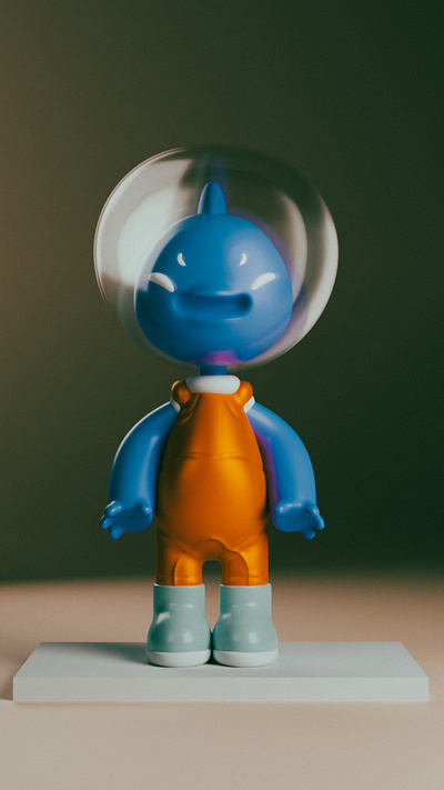 3D Dolphin Boy 3d