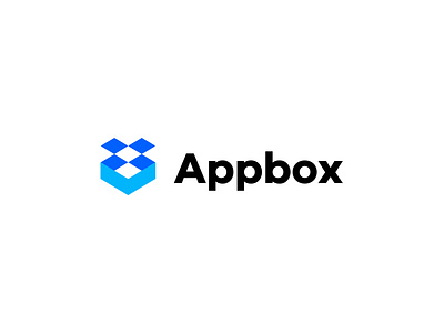 appbox- dropbox logo design appbox box box logo branding creative dropbox icon logo logo design package packaging packaging logo vector