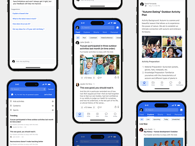 Enhancing Parent-Teacher Communication: Ink.ai Project - IOS chineselocalization edtech edu educationtech ios design kids app knowledgesharing mobile design mobileui news feed parentteachercommunication teacher video videoconferencing