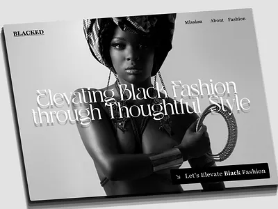 Blacked: Elevating Black Fashion through Thoughtful Style black black model black website blacked dark dark website fashion michael michael angelo ginting model photoshoot style ui website