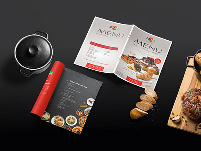 Restaurant Menu in Magazine Style branding cafe design graphic design hospitality layout logo magazine menu restaurant