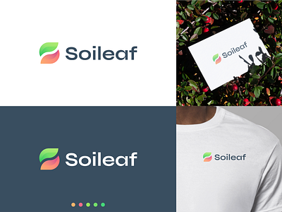 Soileaf branding design graphic design logo