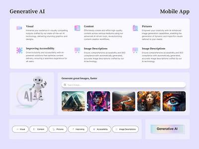 Generative AI - Design Elements branding design figma figmadesign graphic design illustration logo ui uidesign uiux