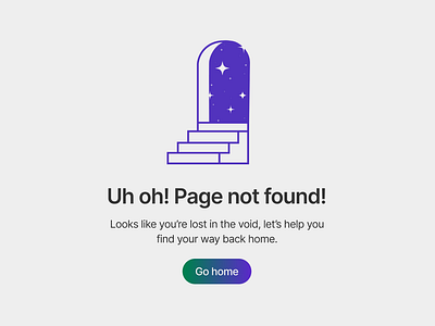 Daily UI Challenge Day 8: 404 Page 404 404page daily ui illustration ui