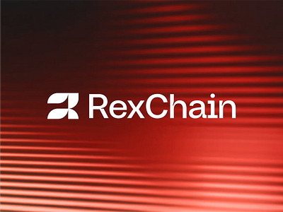 RexChain - Blockchain Technology Logo ai logo blockchain logo brand identity branding crypto logo cryptocurrency defi logo exchange logo finance logo fintech logo letter r logo nft logo r logo rexchain logo startup logo tech logo wallet logo