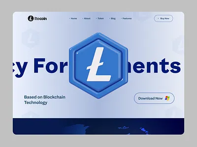 Litecoin - Crypto Platform blockchain crypto crypto landing page crypto website crypto website design cryptocurrency litecoin