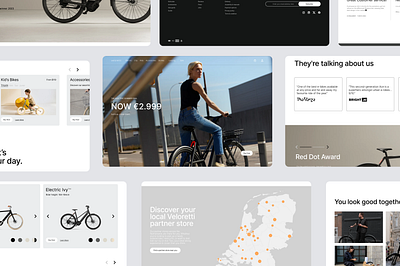 Veloretti’s - E-commerce Website Bicycle adventure design ecommerce ui website