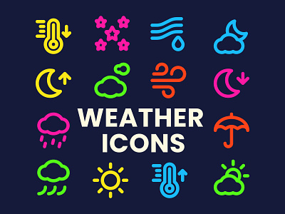 Weather Icon icon icon pack icon set ui weather