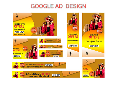 GOOGLE AD DESIGN branding graphic design photoshop post design