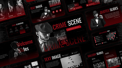 Crime Scene Presentation branding business design elegant powerpoint powerpoint presentation presentation template