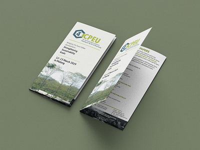 Brochure Design - Conference Publication brochure conference graphic design publication trifold brochure