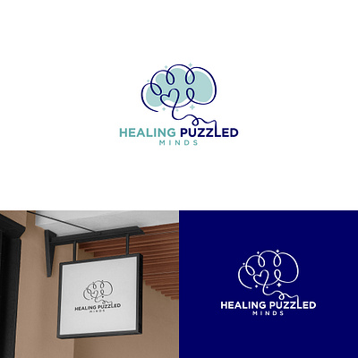 Mind Heal Logo branding design graphic design illustration illustrator logo vector web