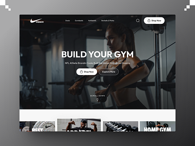 Gym Landing Page Design bodyfit crossfit exercise fitness fitness app fitness landing page fitness website gym healthcare landing page personal trainer sport ui ux weightloss workout yoga