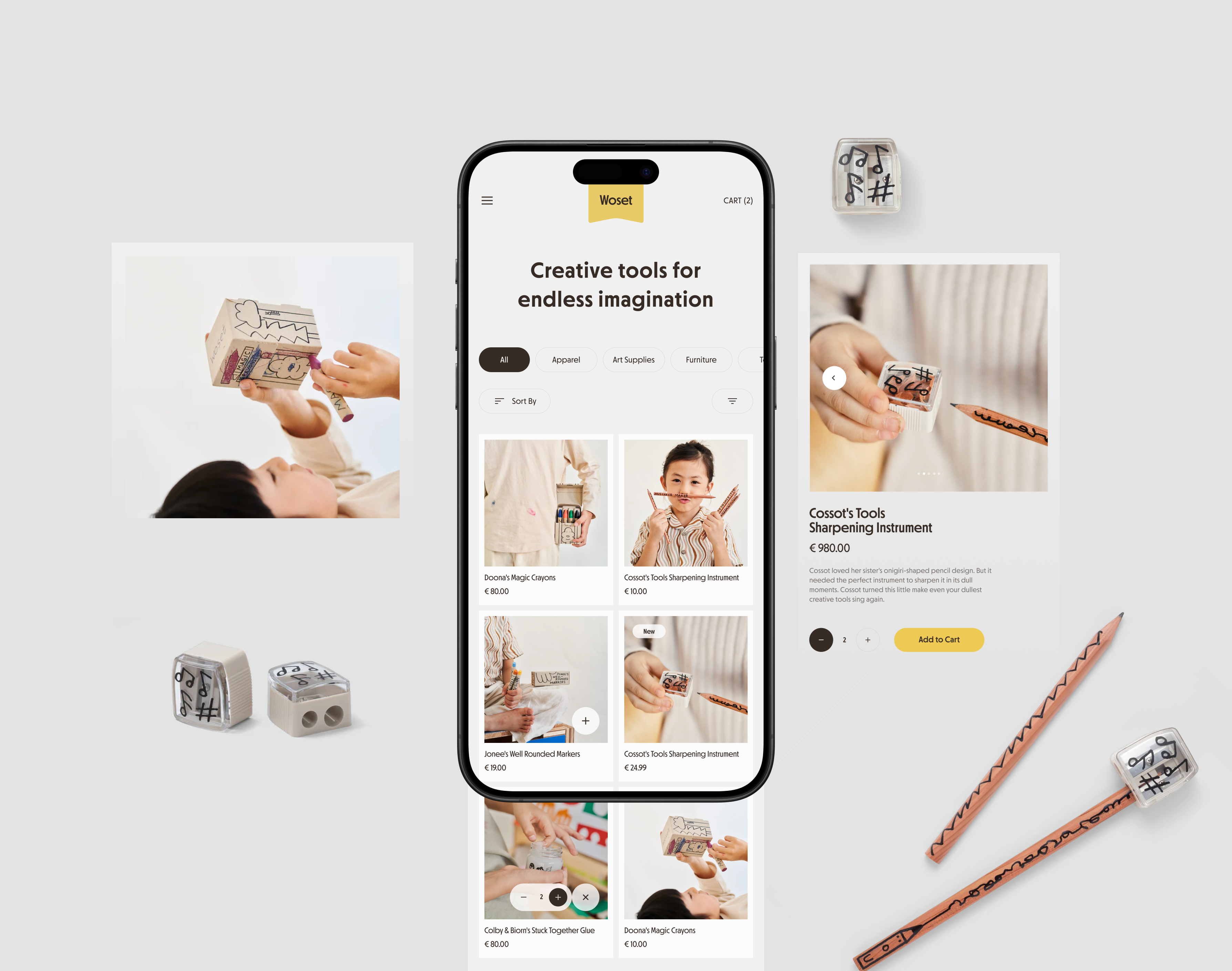 Example of Minimal Mobile App Design