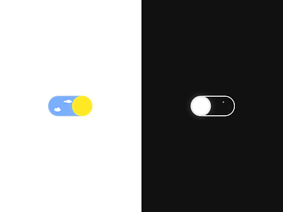 Day/Night Toggle Button button day night toggle ui ux web