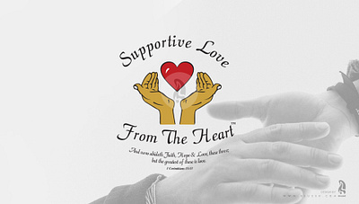 Supportive Love Logo Desig branding design graphic design logo vector