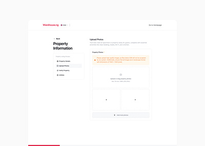 Upload Property Image - Web design real estate ui ui design upload upload image ux ux design