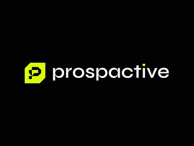 Prospactive Agency Logo agency brand design branding design graphic design logo logo design marketing agency minimalistic logo