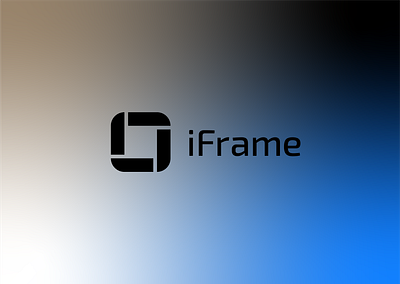 iFrame branding design graphic design logo