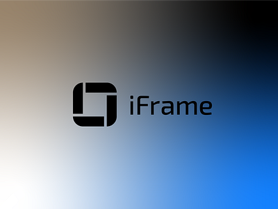 iFrame branding design graphic design logo