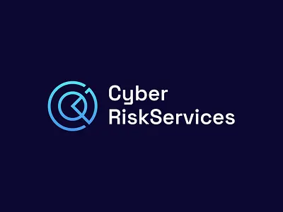 Cyber Risk Services Logo brand design branding logo logo designs security logo security services style guide