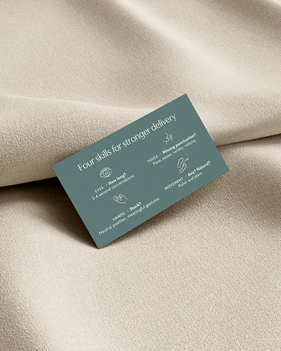 Distinction Tip Card brand design clark and co creative design inspiration design studio graphic design graphic designer identity design west coast design women owned business