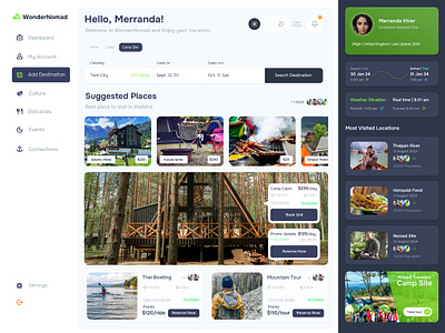 UI App design for Creative Nomad graphic design ui ux