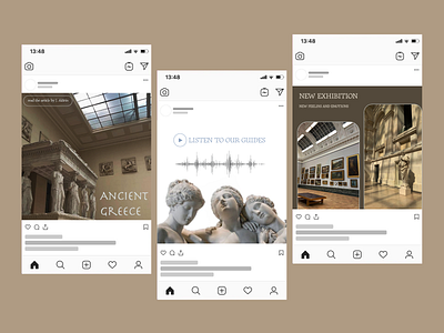 Museum Posts design instagram posts museum posts photoshop