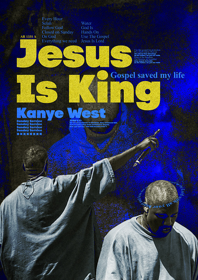 Jesus Is King x Kanye West design graphic design typography