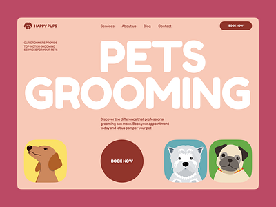 Grooming Services Website best web design business website corporate website design web design website design