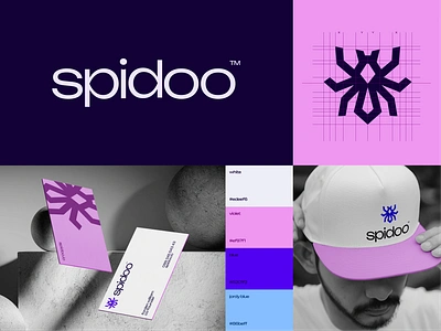 Spidoo Logo & Brand Identity brand identity branding creativestrategy crm design designinspiration digitalbranding graphic design logo minimal minimalistlogo moderndesign teamcollaboration techbranding