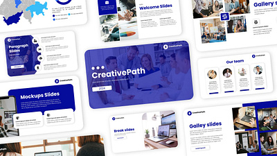 CreativePath Business Presentation design elegant graphic design powerpoint powerpoint presentation presentation template templates