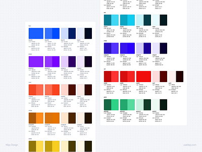 Klipy - Design System color design system palette token