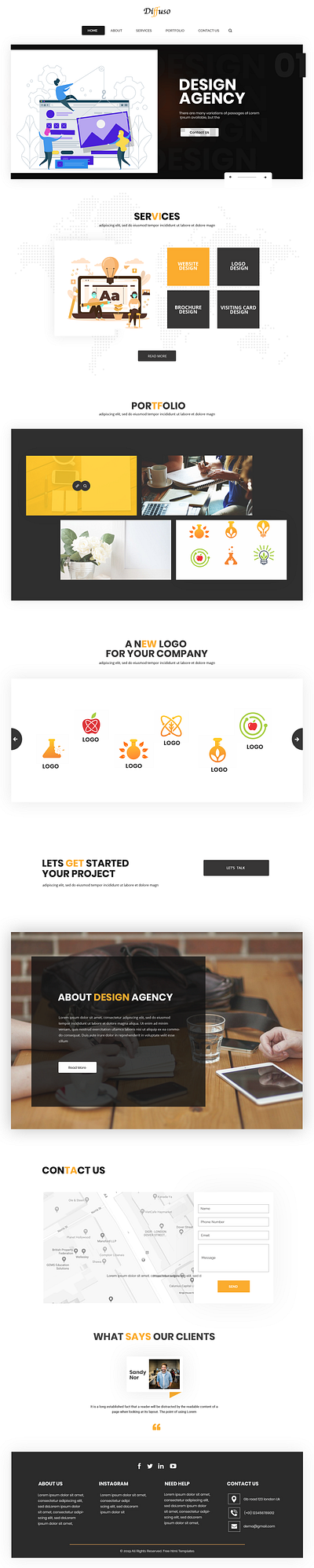 Stunning Design Agency Website graphic design stunning design agency website ui