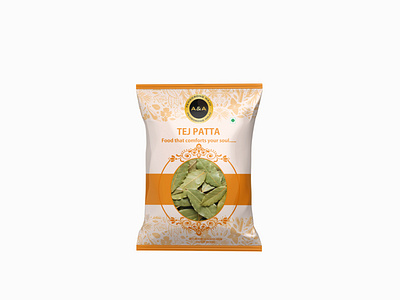 Tej Patta (Bay Leaves) Pouch Design box design brand design branding food packaging indian spices label design logo design mockup packaging pouch design product design spices spices packaging tej patta (bay leaves)