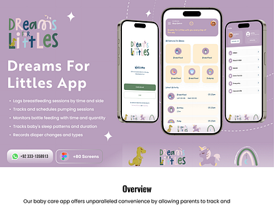 Dreams For Littles App bottles breastfeed breastfeeding children dreams dreamsforlittles kids littles pump ui ux