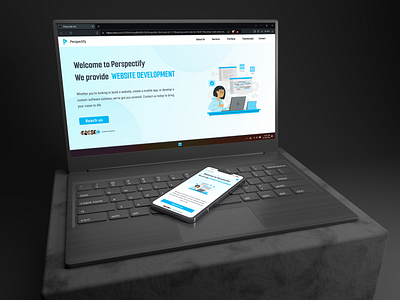 Perspectify Landing Page commercial website companywebsite corporatewebsite ecommerce figma figma community landing page ui minimaldesign modernwebdesign ui uidesign uiux ux uxdesign web design webdesign website design websiteshowcase