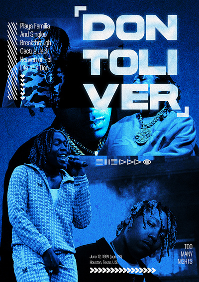 Don Toliver Collage adobe photoshop design graphic design illustration typography