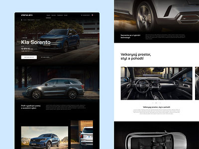 Stratos Auto - Czech Car Dealership 2024 black car cars clean design gallery interface minimal moder photo store trends ui user experience ux web design website white